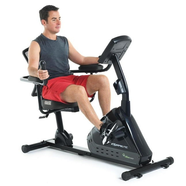 EXERPEUTIC Magnetic Recumbent Cycle Exercise Bike