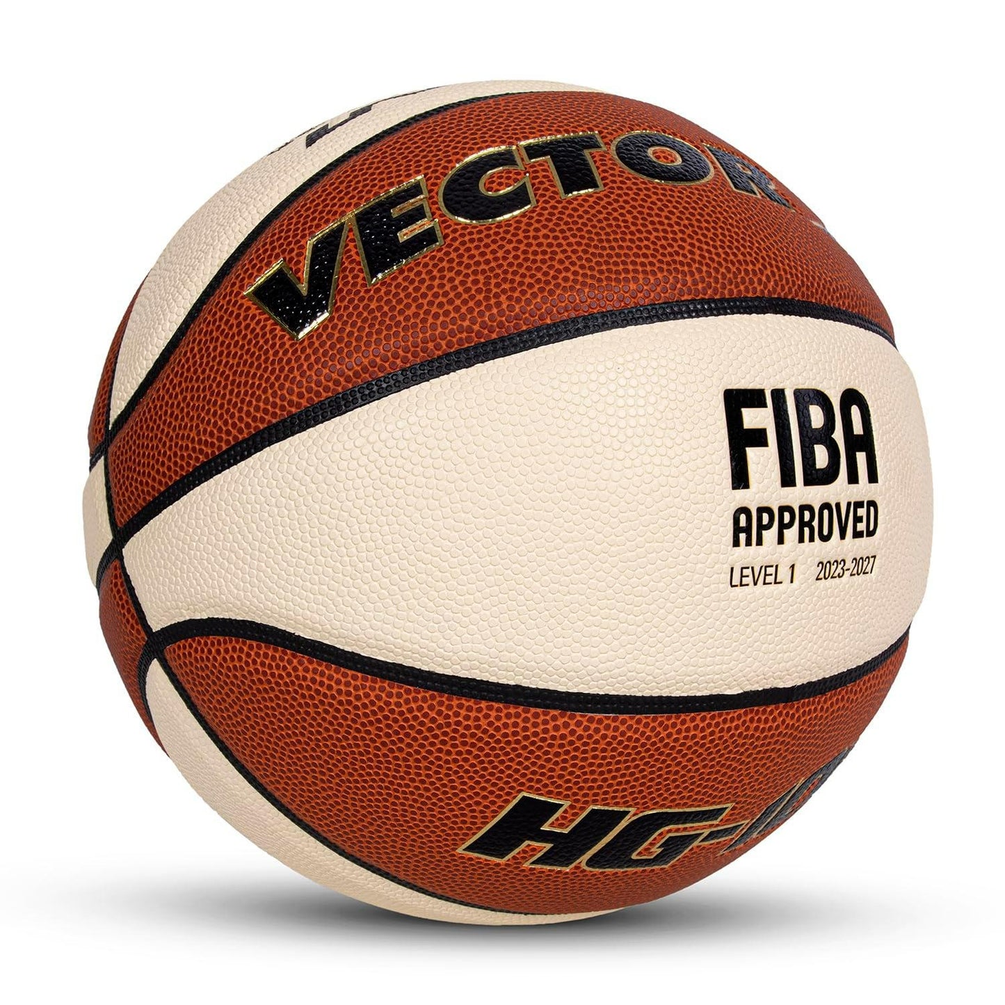Vector X HG-100 Basketball Federation of India Official Ball, FIBA Level 1 Approved Premium Basketball