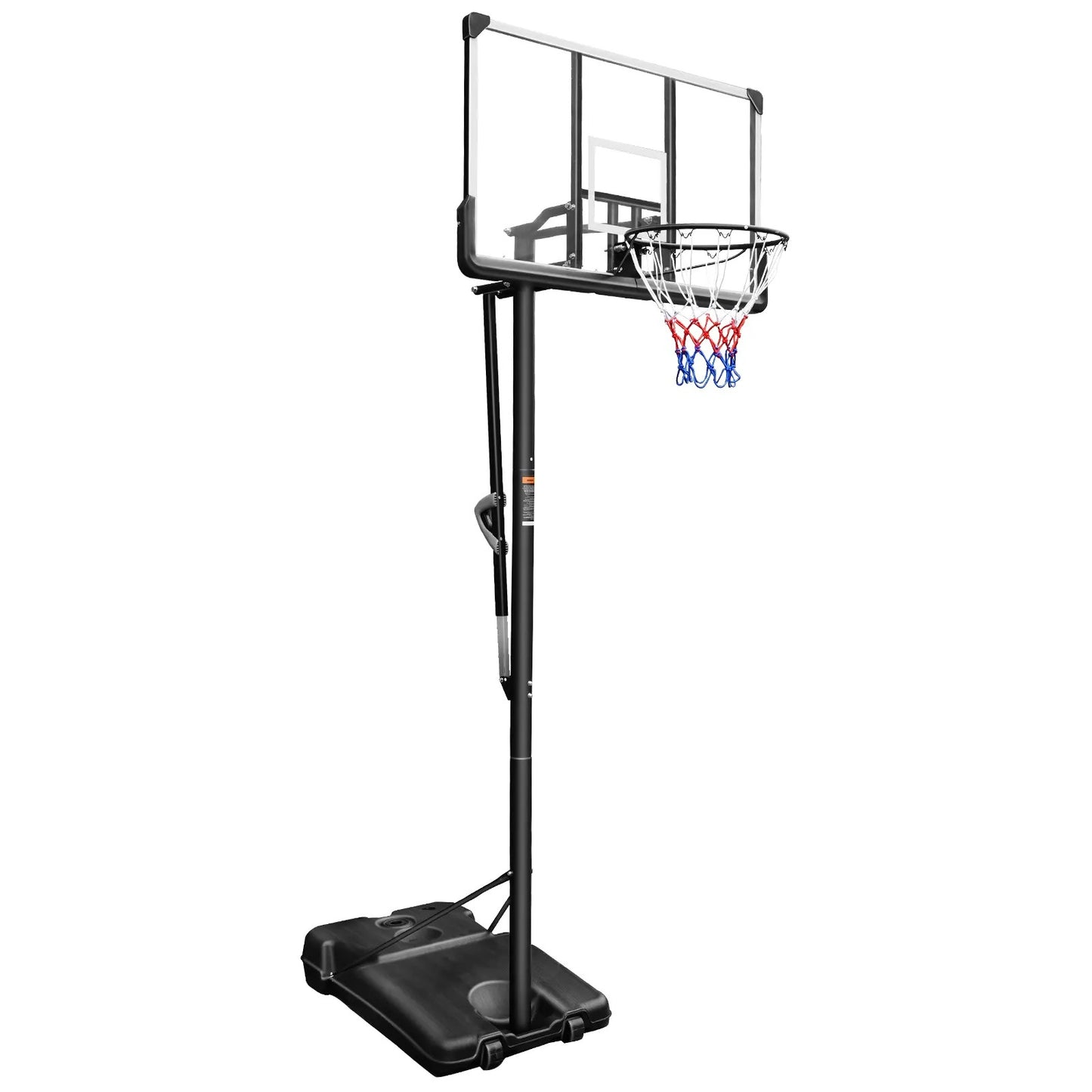 50" Acrylic Backboard Portable Basketball System