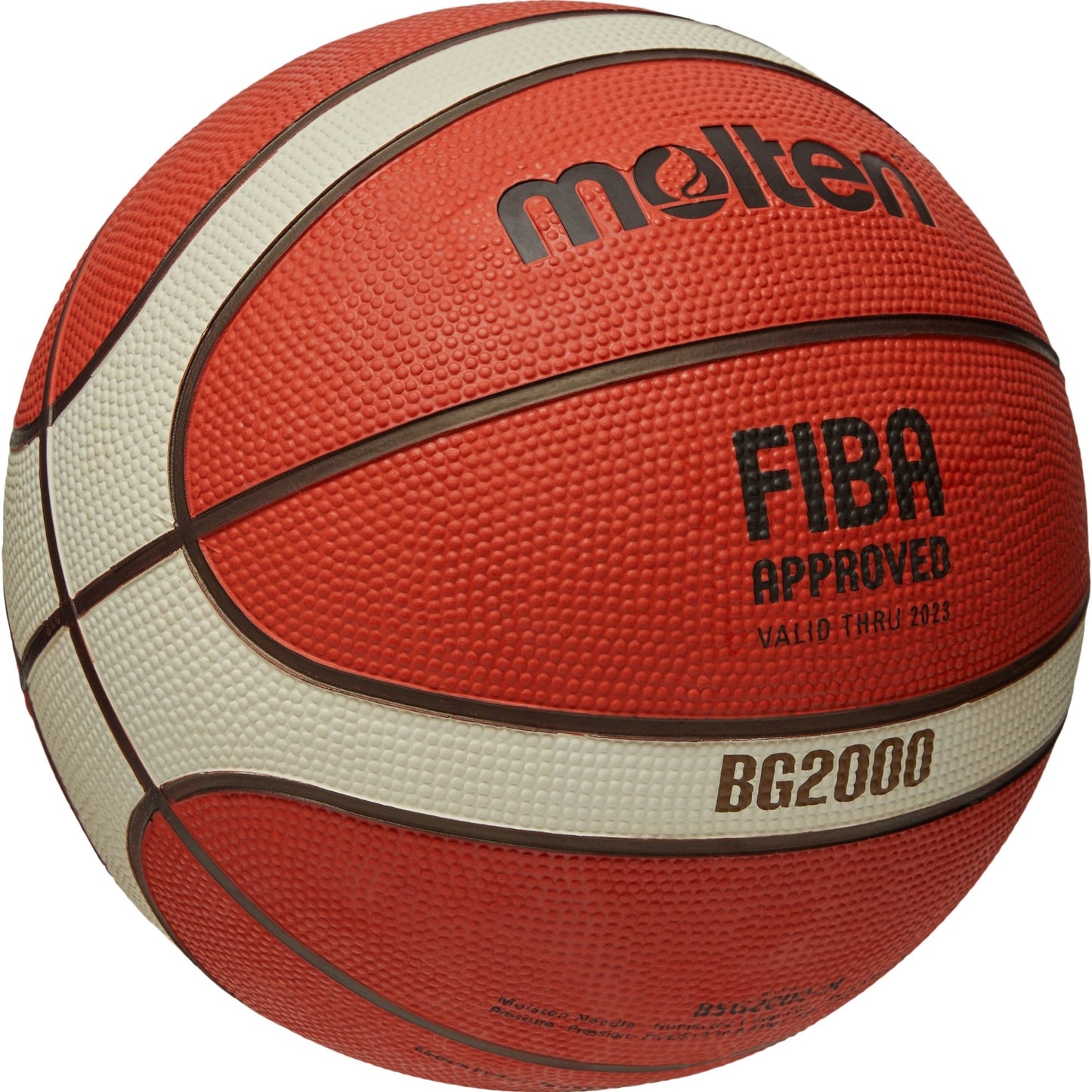 Molten BG2000 Basketball 12 Panel Rubber (Indoor & Outdoor)