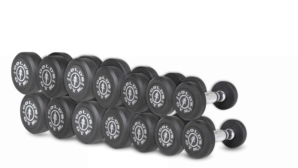 Gold's Gym Premium Rubber Dumbells