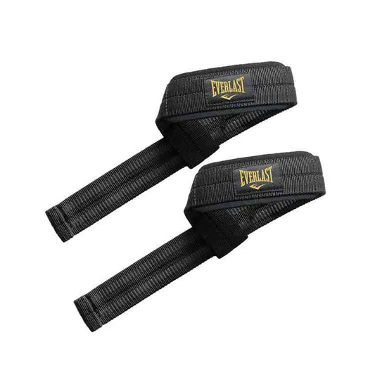 Everlast Premium Weight Lifting Straps 21.5" Bk